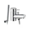 Vellamo Curvo Mono Bath Shower Mixer With Shower Attachment