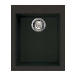 Reginox Quadra 100 Cream Granite Composite Single Bowl Undermount Kitchen Sink & Waste Kit - 380 X 440mm 12 Reginox Quadra 100 Cream Granite Composite Single Bowl Undermount Kitchen Sink & Waste Kit - 380 X 440mm -Vado Sale Store quadra100 black