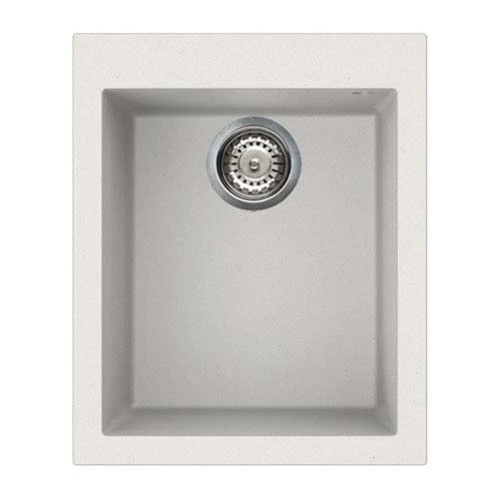 Reginox Quadra 100 Cream Granite Composite Single Bowl Undermount Kitchen Sink & Waste Kit - 380 X 440mm 8 Reginox Quadra 100 Cream Granite Composite Single Bowl Undermount Kitchen Sink & Waste Kit - 380 X 440mm - Image 6