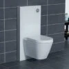 RAK Obelisk Glass Cabinet Cistern Frame For Wall Hung Toilets - Alpine White