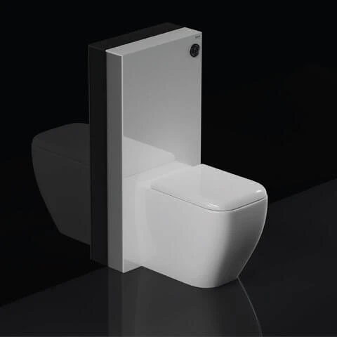 RAK Obelisk Glass Cabinet Cistern Frame For Back To Wall Toilets - Alpine White 3 RAK Obelisk Glass Cabinet Cistern Frame For Back To Wall Toilets - Alpine White