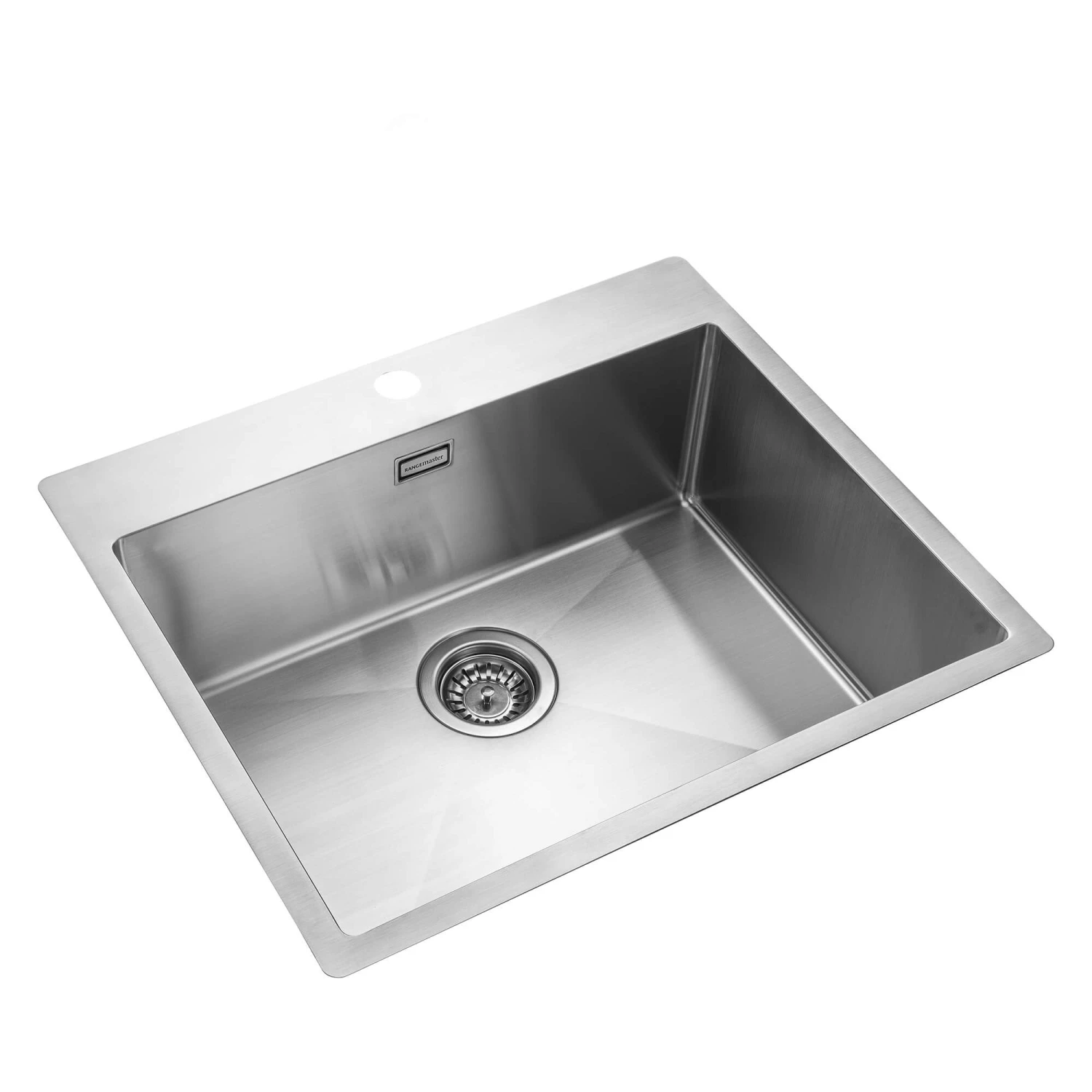 Rangemaster Cosmo 1 Bowl Stainless Steel Inset Kitchen Sink & Waste Kit - 600 X 515mm 6 Rangemaster Cosmo 1 Bowl Stainless Steel Inset Kitchen Sink & Waste Kit - 600 X 515mm - Image 4
