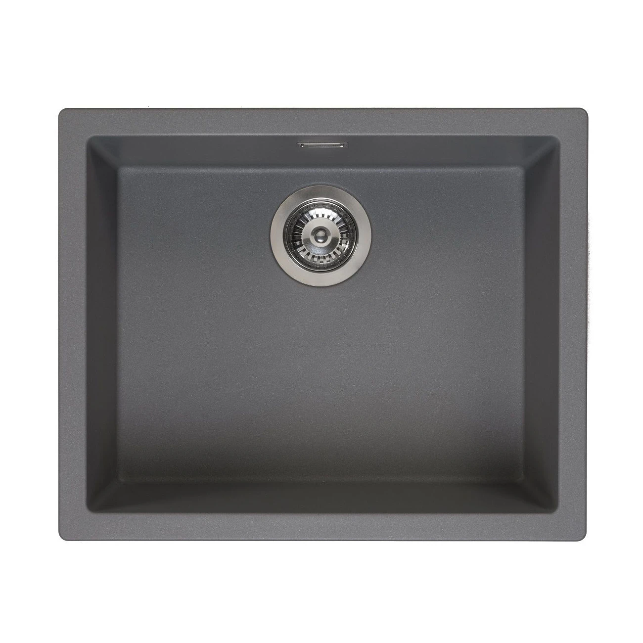 Reginox Amsterdam 50 Single Bowl Grey Silvery Granite Composite Inset / Undermount Kitchen Sink & Waste Kit - 560 X 460mm 5 Reginox Amsterdam 50 Single Bowl Grey Silvery Granite Composite Inset / Undermount Kitchen Sink & Waste Kit - 560 X 460mm - Image 3