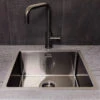 Reginox Miami 1 Bowl Gunmetal Stainless Steel Inset / Undermount Kitchen Sink - 540 X 440mm