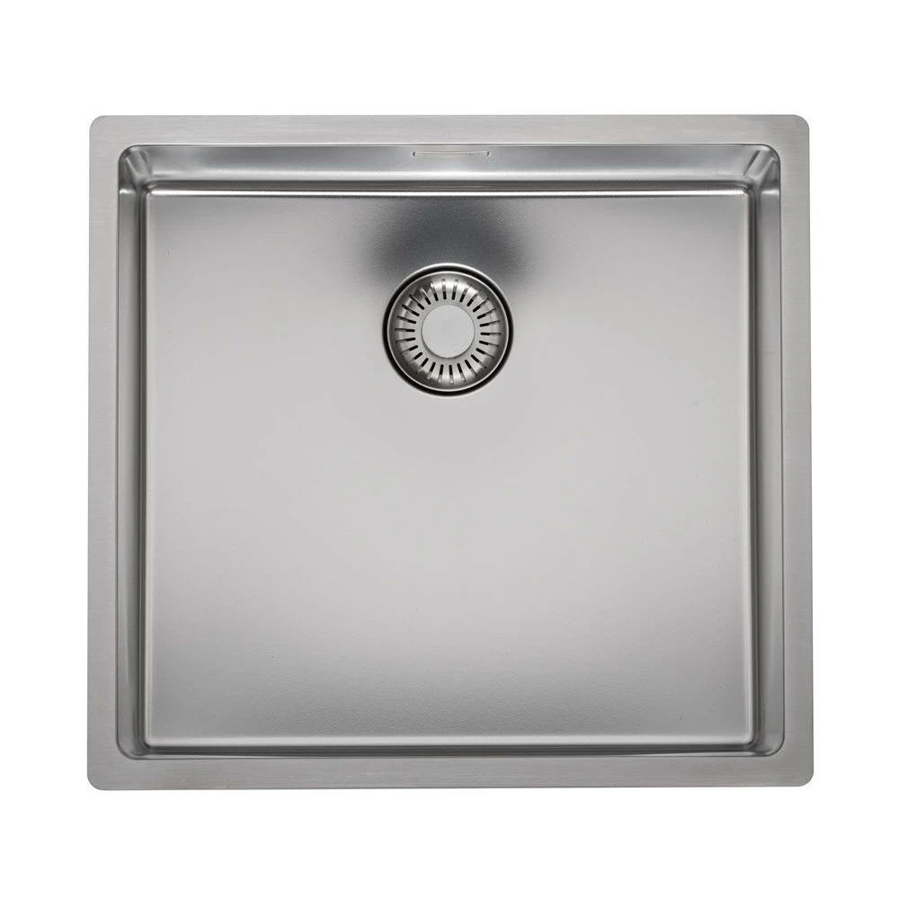 Reginox New Jersey 40x37 Single Bowl Stainless Steel Inset / Undermount Kitchen Sink & Waste Kit - 440 X 410mm 3 Reginox New Jersey 40x37 Single Bowl Stainless Steel Inset / Undermount Kitchen Sink & Waste Kit - 440 X 410mm