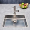 Reginox New Jersey Accessible Shallow Single Bowl Stainless Steel Inset / Undermount Kitchen Sink & Waste Kit - 440 X 410mm 2 Reginox New Jersey Accessible Shallow Single Bowl Stainless Steel Inset / Undermount Kitchen Sink & Waste Kit - 440 X 410mm -Vado Sale Store reginox new jersey comfrot 1 bowl stainless steel sink 440x410mm lifestyle
