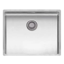 Reginox New York 1 Bowl Large Undermount Or Inset Stainless Steel Kitchen Sink & Integrated Waste - 540 X 440mm