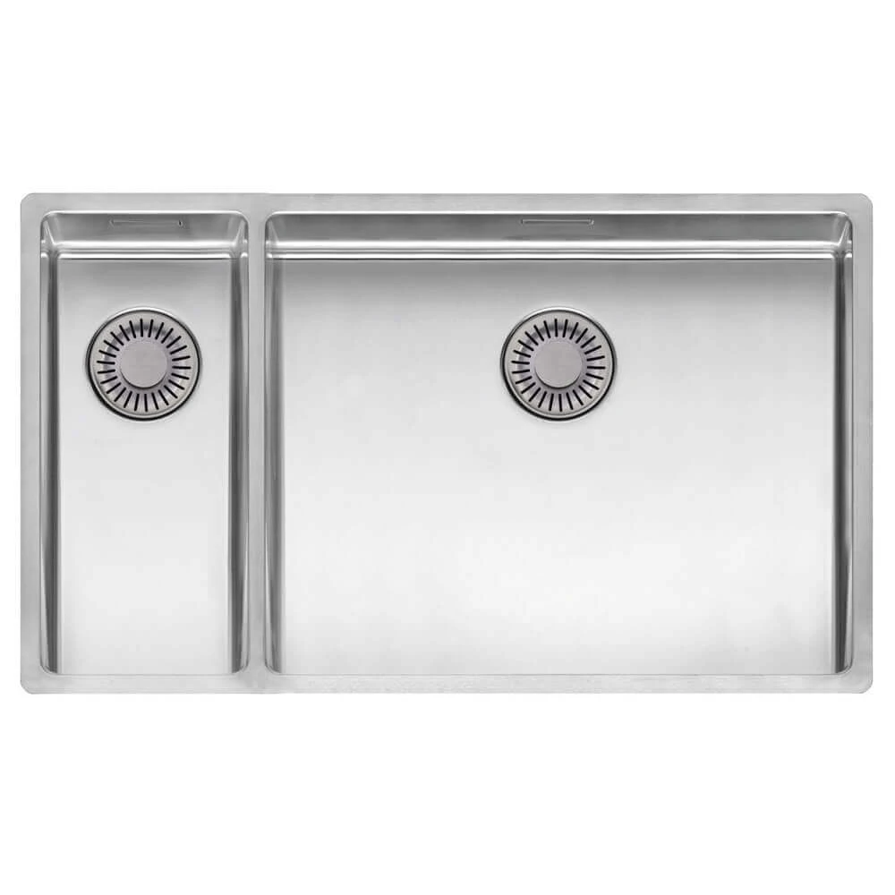 Reginox New York 1.5 Bowl Undermount Or Inset Stainless Steel Kitchen Sink And Integrated Waste With Left Hand Main Bowl - 740 X 440mm 3 Reginox New York 1.5 Bowl Undermount Or Inset Stainless Steel Kitchen Sink And Integrated Waste With Left Hand Main Bowl - 740 X 440mm