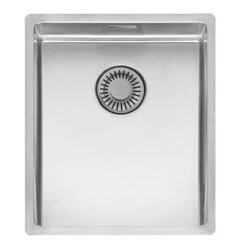 Reginox New York 1 Bowl Undermount Or Inset Stainless Steel Kitchen Sink And Integrated Waste - 380 X 440mm