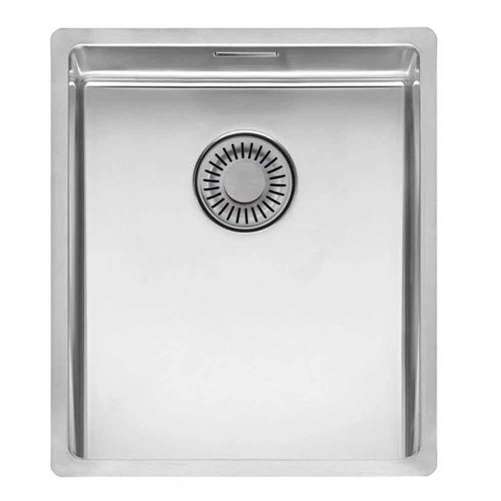 Reginox New York 1 Bowl Undermount Or Inset Stainless Steel Kitchen Sink And Integrated Waste - 380 X 440mm 3 Reginox New York 1 Bowl Undermount Or Inset Stainless Steel Kitchen Sink And Integrated Waste - 380 X 440mm