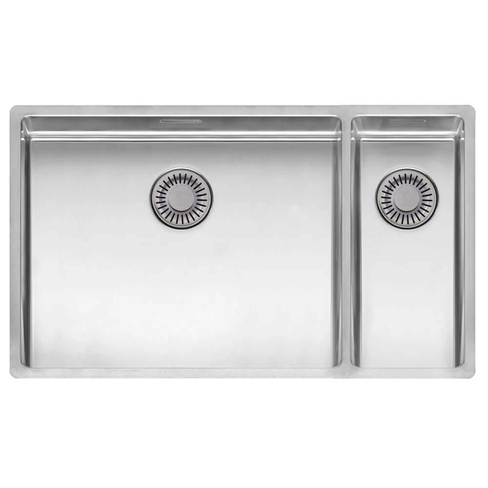 Reginox New York 1.5 Bowl Undermount Or Inset Stainless Steel Kitchen Sink And Integrated Waste With Left Hand Main Bowl - 740 X 440mm 4 Reginox New York 1.5 Bowl Undermount Or Inset Stainless Steel Kitchen Sink And Integrated Waste With Left Hand Main Bowl - 740 X 440mm - Image 2