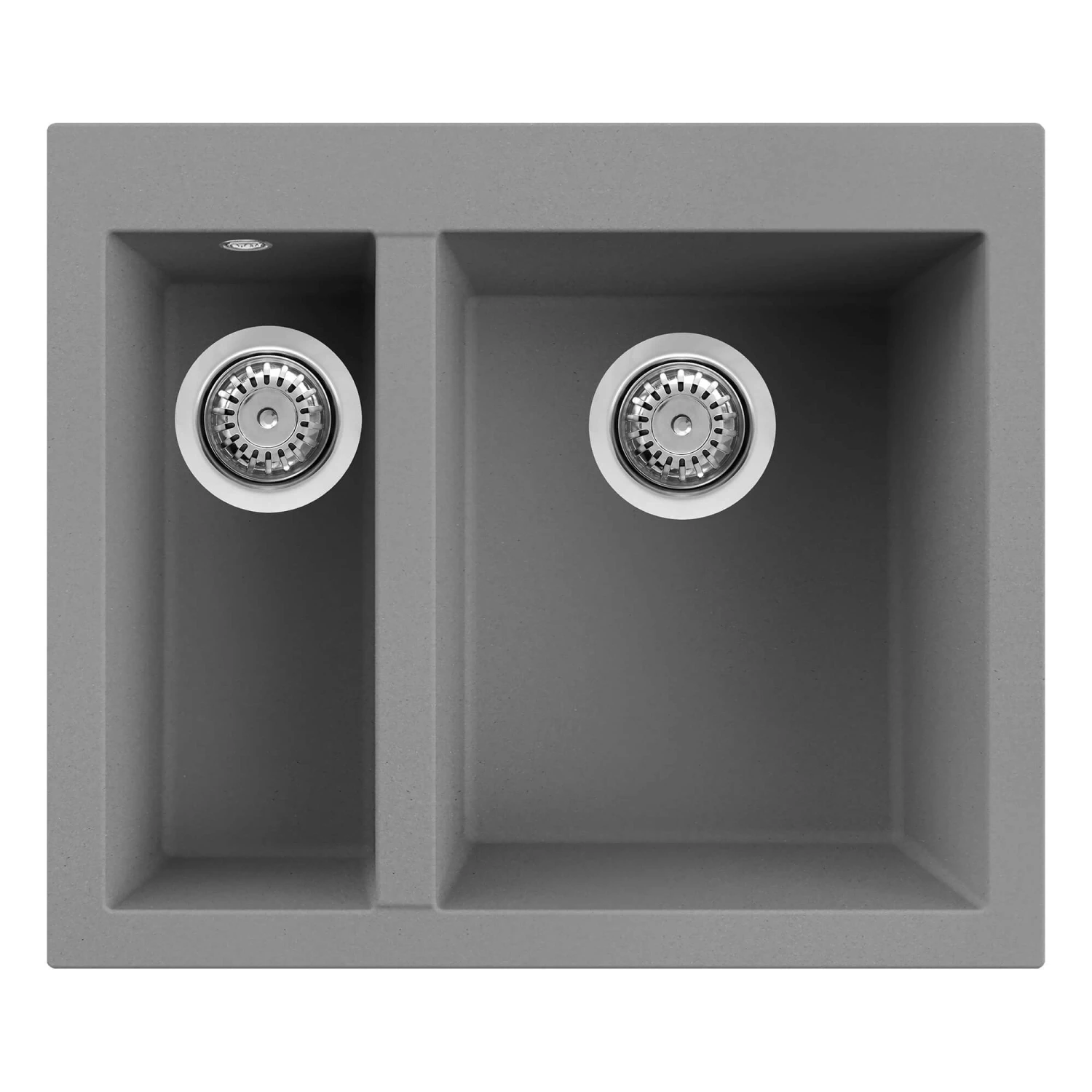 Reginox Quadra 150 1.5 Bowl Ghisa Black Granite Composite Undermount Kitchen Sink & Waste Kit - 560 X 440mm 4 Reginox Quadra 150 1.5 Bowl Ghisa Black Granite Composite Undermount Kitchen Sink & Waste Kit - 560 X 440mm - Image 2