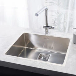 Reginox Texas 50x40L Bowl Stainless Steel Inset / Undermount Kitchen Sink & Waste - 540 X 440mm