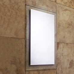 Roper Rhodes Level Bevelled Mirror With Clear Glass Frame - 710 X 495mm