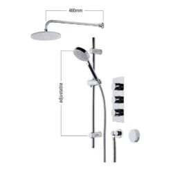Roper Rhodes Event Round Triple Function Shower System 9 Roper Rhodes Event Round Triple Function Shower System -Vado Sale Store roper rhodes technical specifications svset22