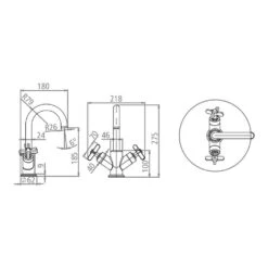 Roper Rhodes Wessex Basin Mixer With Clicker Waste -Vado Sale Store roper rhodes technical specifications t661002