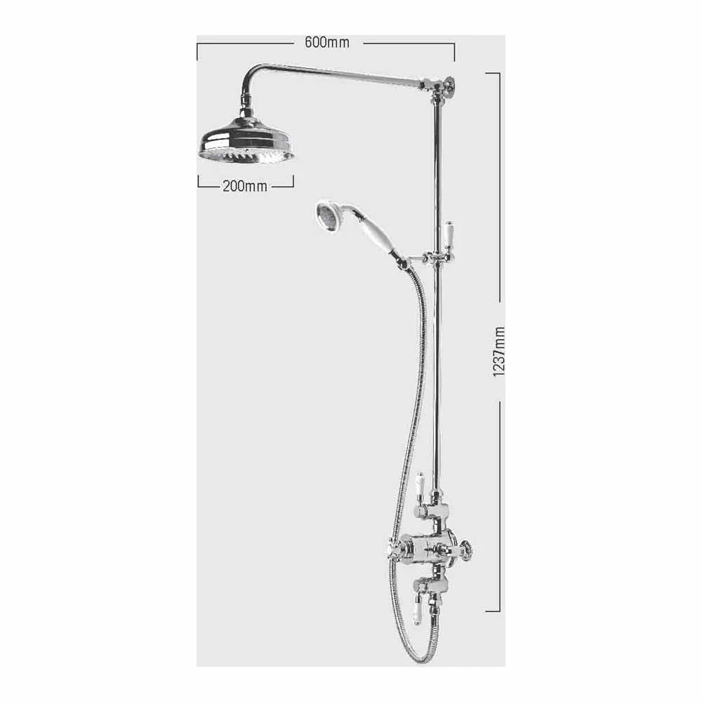 Roper Rhodes Henley Thermostatic Dual Function Exposed Shower System 6 Roper Rhodes Henley Thermostatic Dual Function Exposed Shower System - Image 4