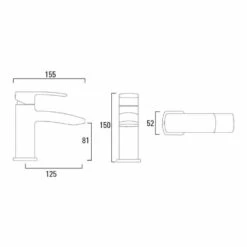 Roper Rhodes Sync Mono Basin Mixer -Vado Sale Store roperrhodes sync basin mixer 01 tech