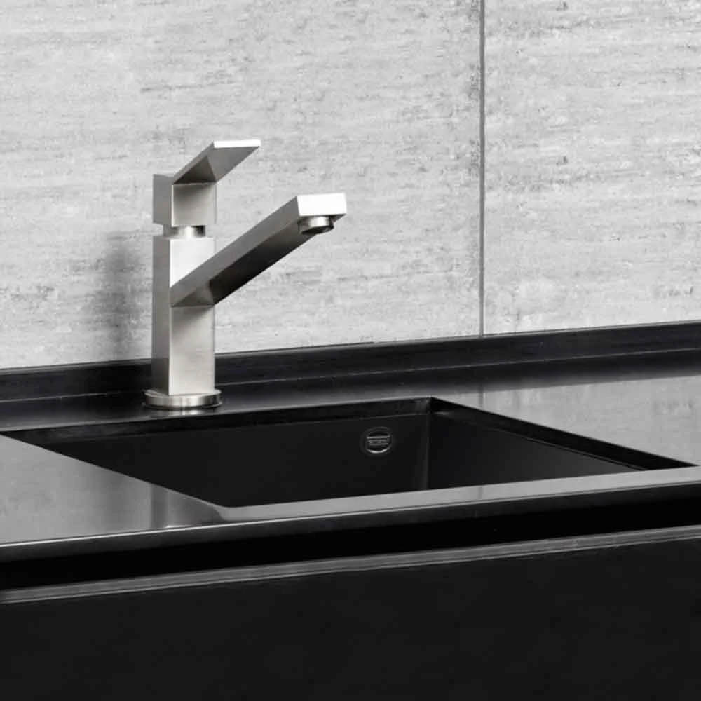 Reginox Quadra 100 Cream Granite Composite Single Bowl Undermount Kitchen Sink & Waste Kit - 380 X 440mm 4 Reginox Quadra 100 Cream Granite Composite Single Bowl Undermount Kitchen Sink & Waste Kit - 380 X 440mm - Image 2