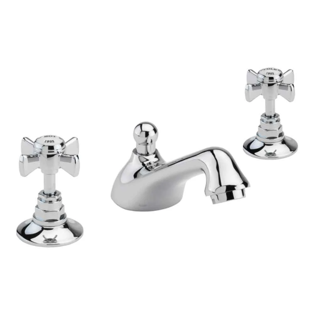 Sagittarius Churchman 3 Hole Basin Mixer With Pop-Up Waste 3 Sagittarius Churchman 3 Hole Basin Mixer With Pop-Up Waste
