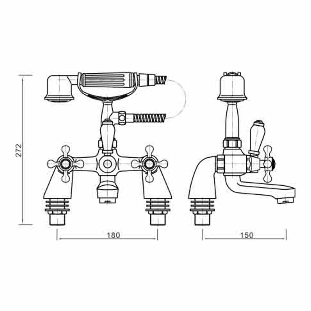 Sagittarius Demeter Bath Shower Mixer And No1 Kit 4 Sagittarius Demeter Bath Shower Mixer And No1 Kit - Image 2