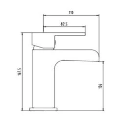 Sagittarius Metro Monobloc Basin Mixer With Clicker Waste -Vado Sale Store sagittarius mt 106 c tech