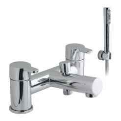 Vado Sense 2 Hole Bath Shower Mixer With Shower Kit