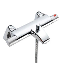 Sagittarius Venice Exposed Thermostatic Bath Shower Mixer With Integrated Bath Spout