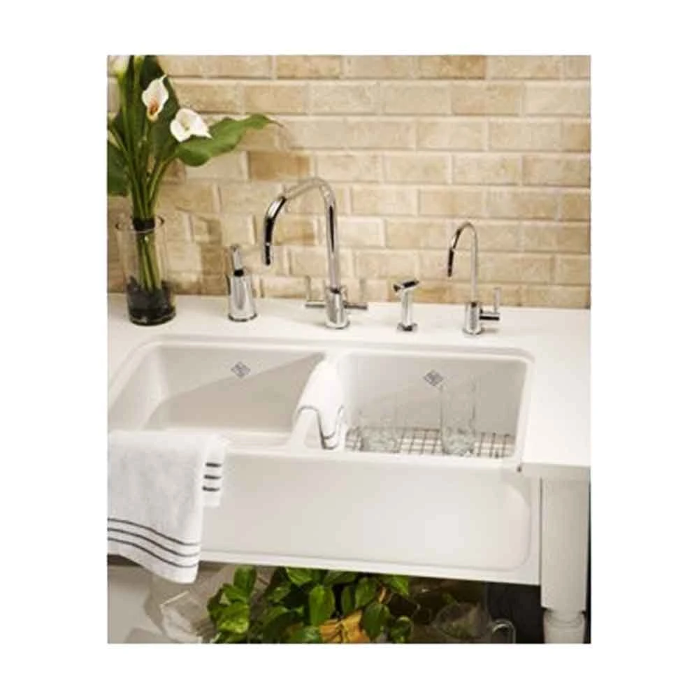 Shaws Contemporary Double Bowl Belfast Kitchen Sink - 795mm X 465mm 5 Shaws Contemporary Double Bowl Belfast Kitchen Sink - 795mm X 465mm - Image 3