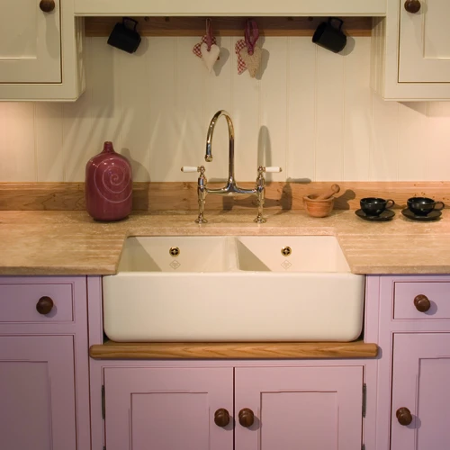 Shaws Contemporary Double Bowl Belfast Kitchen Sink - 795mm X 465mm 4 Shaws Contemporary Double Bowl Belfast Kitchen Sink - 795mm X 465mm - Image 2