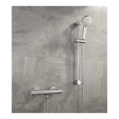 Sagittarius Sirio Exposed Thermostatic Shower Valve And Slide Rail Kit