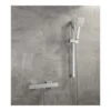 Sagittarius Luvio Cube Exposed Thermostatic Shower Valve And Slide Rail Kit -Vado Sale Store show62