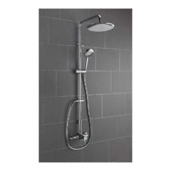 Sagittarius Ergo Lever Fully Adjustable Thermostatic Valve And Rigid Riser Kit