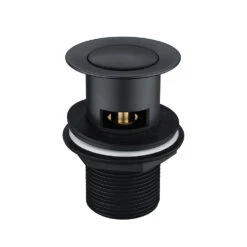 Vellamo Swift Matt Black Mini Basin Mixer Tap & Clicker Waste -Vado Sale Store slotted clicker basin waste matt black