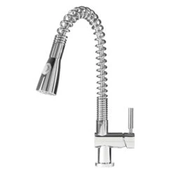 Caple Spiro Single Lever Mono Pull Out Spray Tap - Chrome