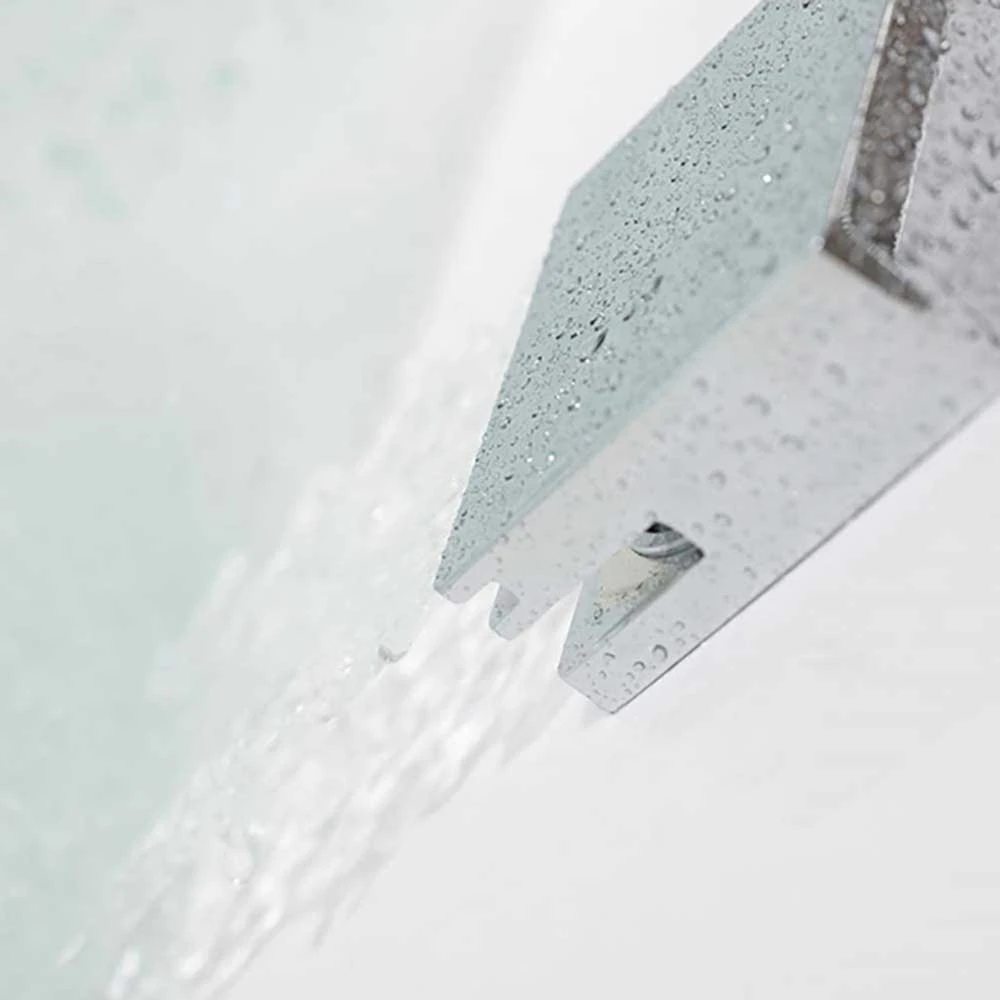 Elijah Concealed Shower Valve With 400mm Fixed Head, 360mm Ceiling Shower Arm, Slide Rail Kit & Overflow Bath Filler 7 Elijah Concealed Shower Valve With 400mm Fixed Head, 360mm Ceiling Shower Arm, Slide Rail Kit & Overflow Bath Filler - Image 5