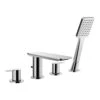 Flova Spring 4 Hole Deck Mounted Bath Shower Mixer With Pull Out Handset -Vado Sale Store sr4hbsm flova spring bath shower mixers