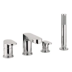 Proflow Track 4 Hole Bath Shower Mixer Set