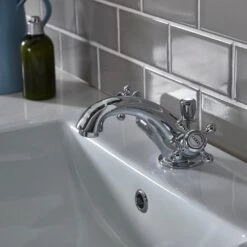 Roper Rhodes Henley Crosshead Basin Mixer With Pop-Up Waste