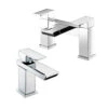 Vellamo Relate Waterfall Basin Mixer & Bath Filler Pack