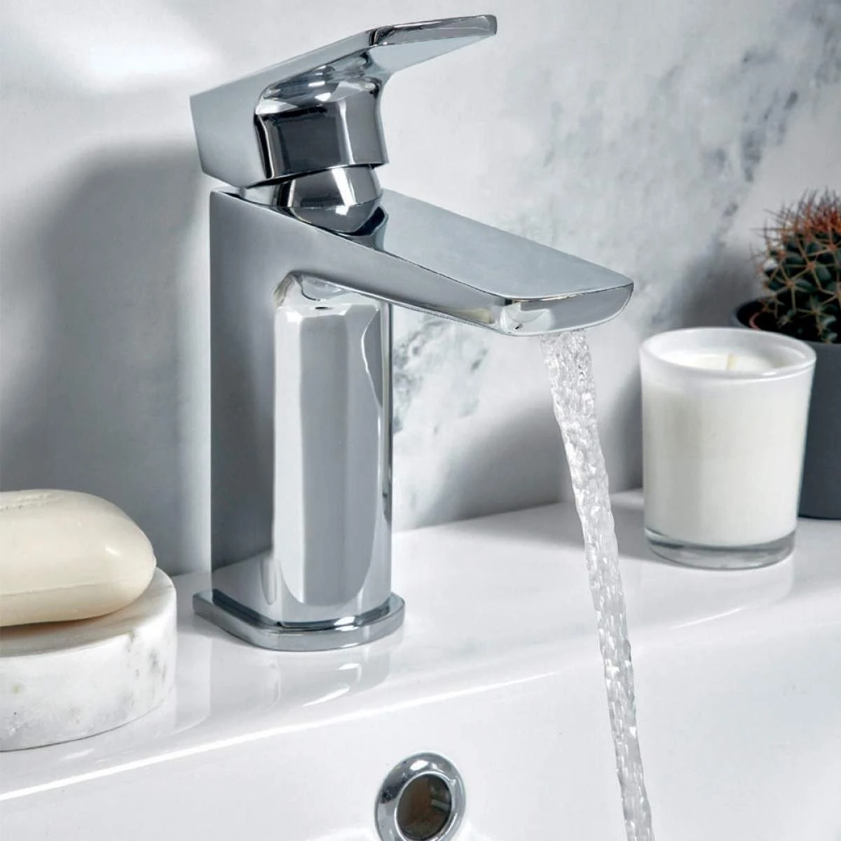 Harbour Status Chrome Basin Mixer Tap With Free Waste 3 Harbour Status Chrome Basin Mixer Tap With Free Waste