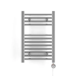 Terma Leo Chrome Electric Heated Towel Rail With ONE D Heating Element - 1600 X 500mm -Vado Sale Store terma leo electric heated towel rail meg element 600x400mm cutout 1