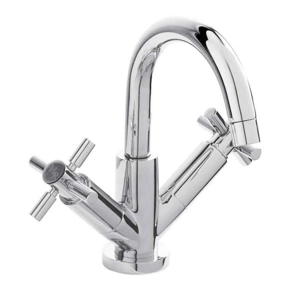 Hudson Reed Tec Crosshead Mono Basin Mixer With Clicker Waste 3 Hudson Reed Tec Crosshead Mono Basin Mixer With Clicker Waste