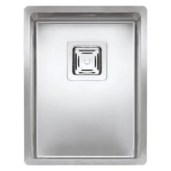 Reginox Texas Single Bowl Undermount Or Inset Stainless Steel Kitchen Sink & Waste - 340 X 440mm