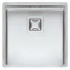 Reginox Texas Single Bowl Undermount Or Inset Stainless Steel Kitchen Sink & Waste - 440 X 440mm