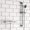 Brianna Thermostatic ABS Bar Shower Valve & Slide Rail Kit -Vado Sale Store thermostatic bar shower valve and slide rail kit