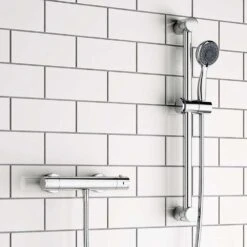 Brianna Thermostatic ABS Bar Shower Valve & Slide Rail Kit
