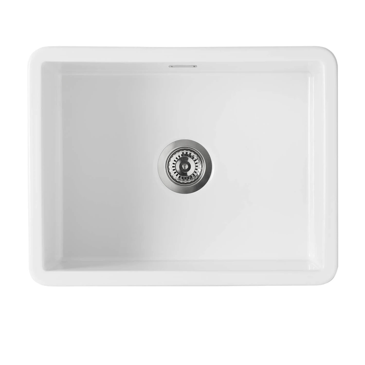 Thomas Denby Metro Large 1 Bowl Inset Or Undermount Matt Sea Mist Ceramic Kitchen Sink - 595 X 460mm 5 Thomas Denby Metro Large 1 Bowl Inset Or Undermount Matt Sea Mist Ceramic Kitchen Sink - 595 X 460mm - Image 3