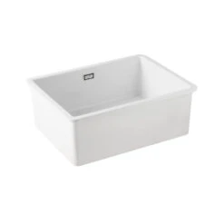 Thomas Denby Metro Large 1 Bowl Inset Or Undermount Matt Sea Mist Ceramic Kitchen Sink - 595 X 460mm 15 Thomas Denby Metro Large 1 Bowl Inset Or Undermount Matt Sea Mist Ceramic Kitchen Sink - 595 X 460mm -Vado Sale Store thomas denby large 1 bowl white ceramic sink cutout 2