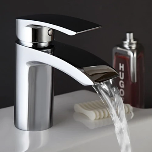 Proflow Tiera Waterfall Basin Mixer With Clicker Waste 4 Proflow Tiera Waterfall Basin Mixer With Clicker Waste - Image 2